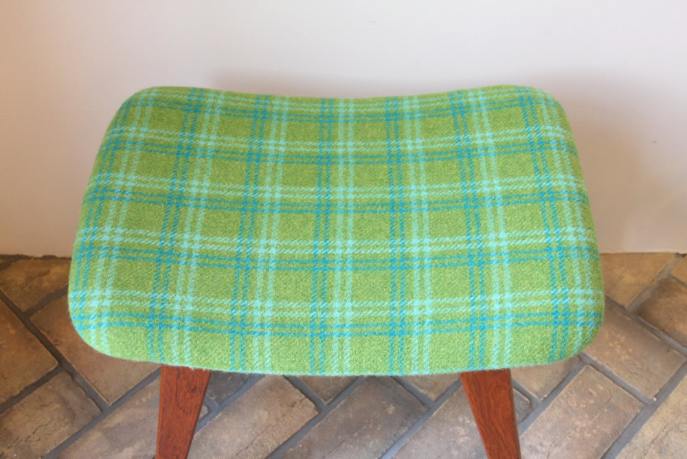 北欧ビンテージ家具 デンマーク スツール オットマン チーク