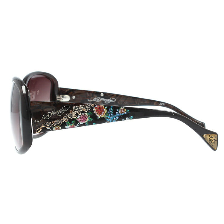 エドハーディー サングラス EdHardy BIRD ROSES ブラウン/ブラウン