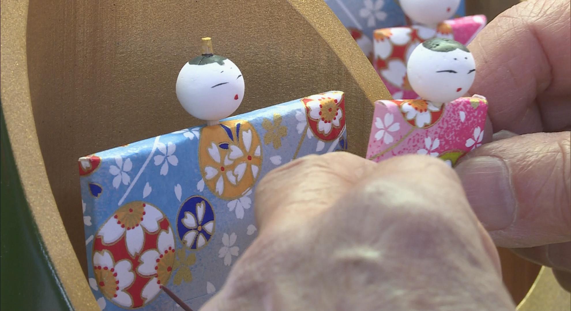 桃の節句を前に 上郡町で「かぐやびな」の生産が最盛期 - サンテレビ