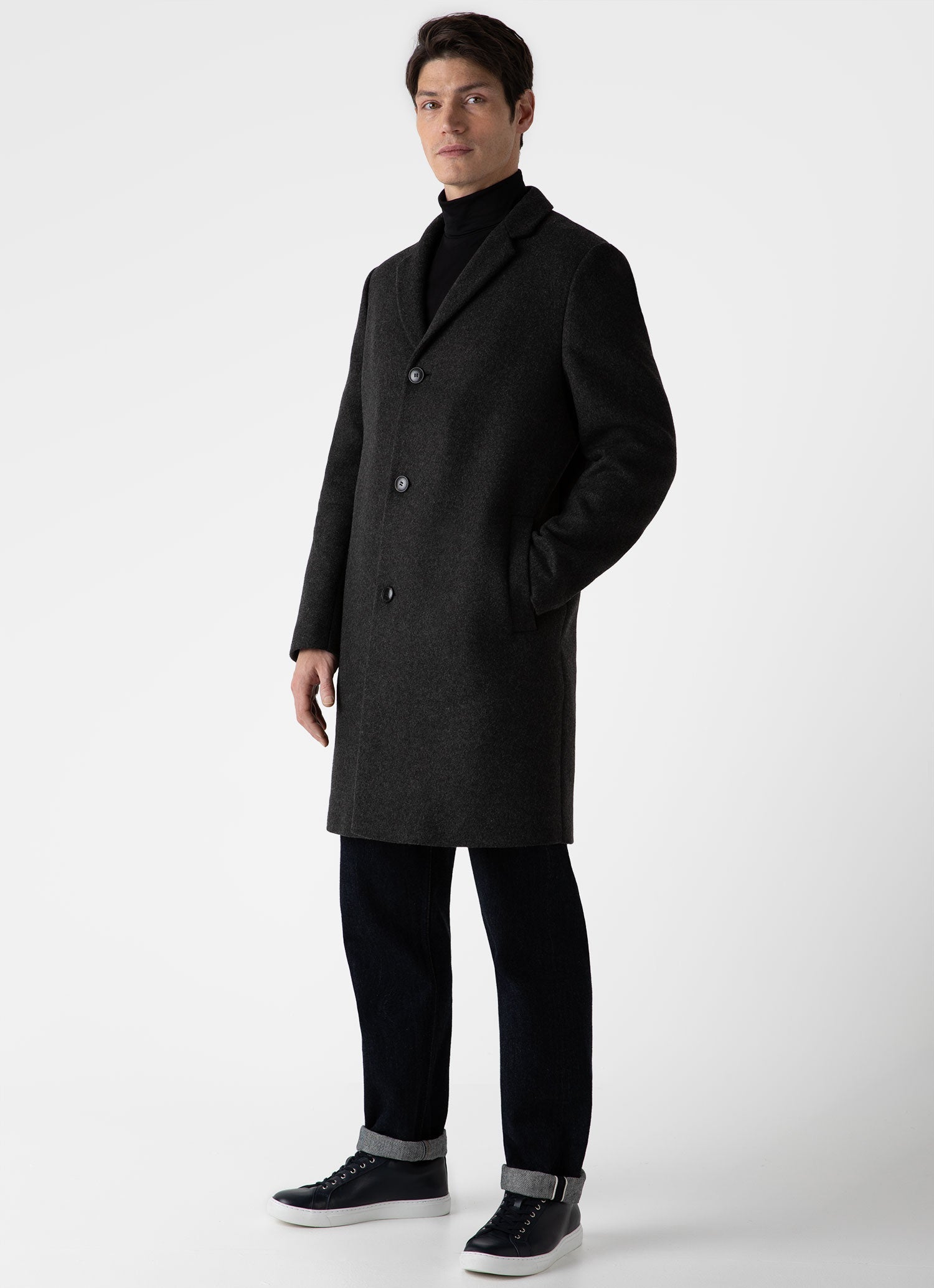 Sartoria caracciolo ウールカシミヤ フォックス生地 Sartoria
