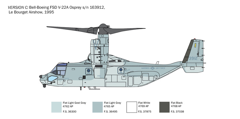 V-22A Osprey Italeri 1463