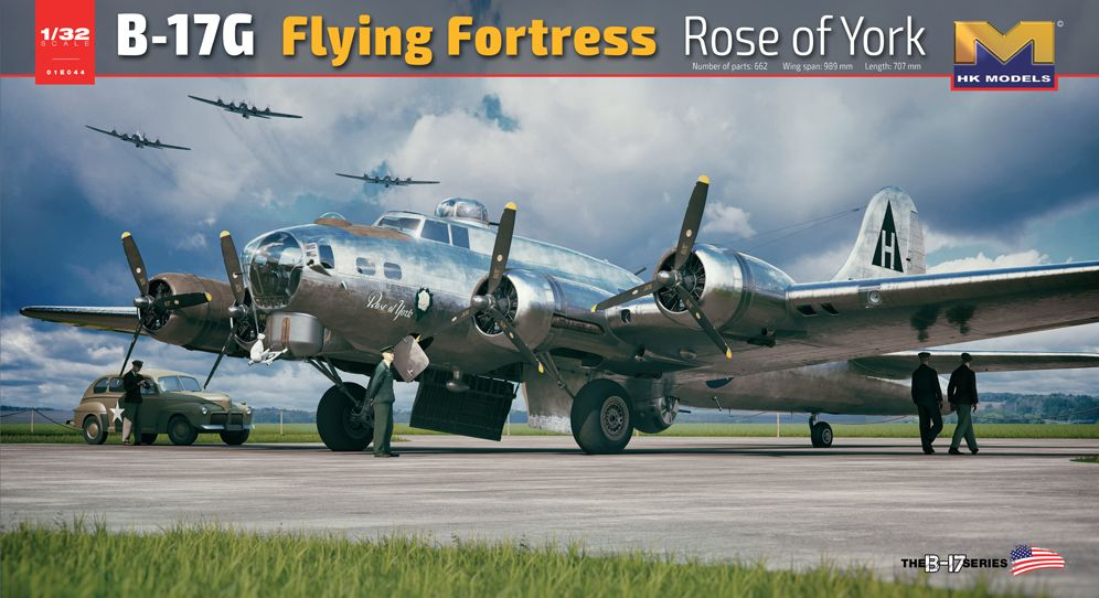 B-17G Flying Fortress - Rose Of York HK Models -01E044