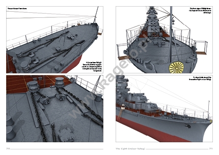 The Japanese Cruiser Yahagi Kagero -K3D-16036