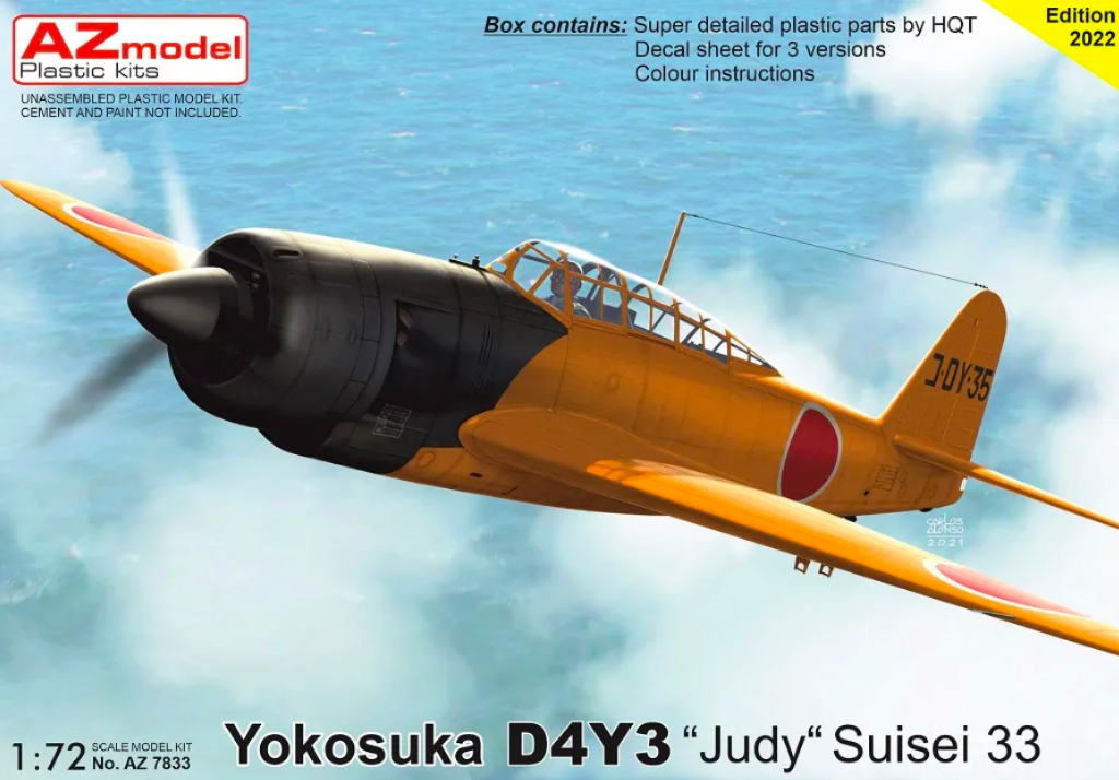 Yokosuka D4Y3 Judy Suisei 33 AZ-Model 7833