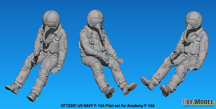 US F-14A Pilot set DEF Model -DF72001