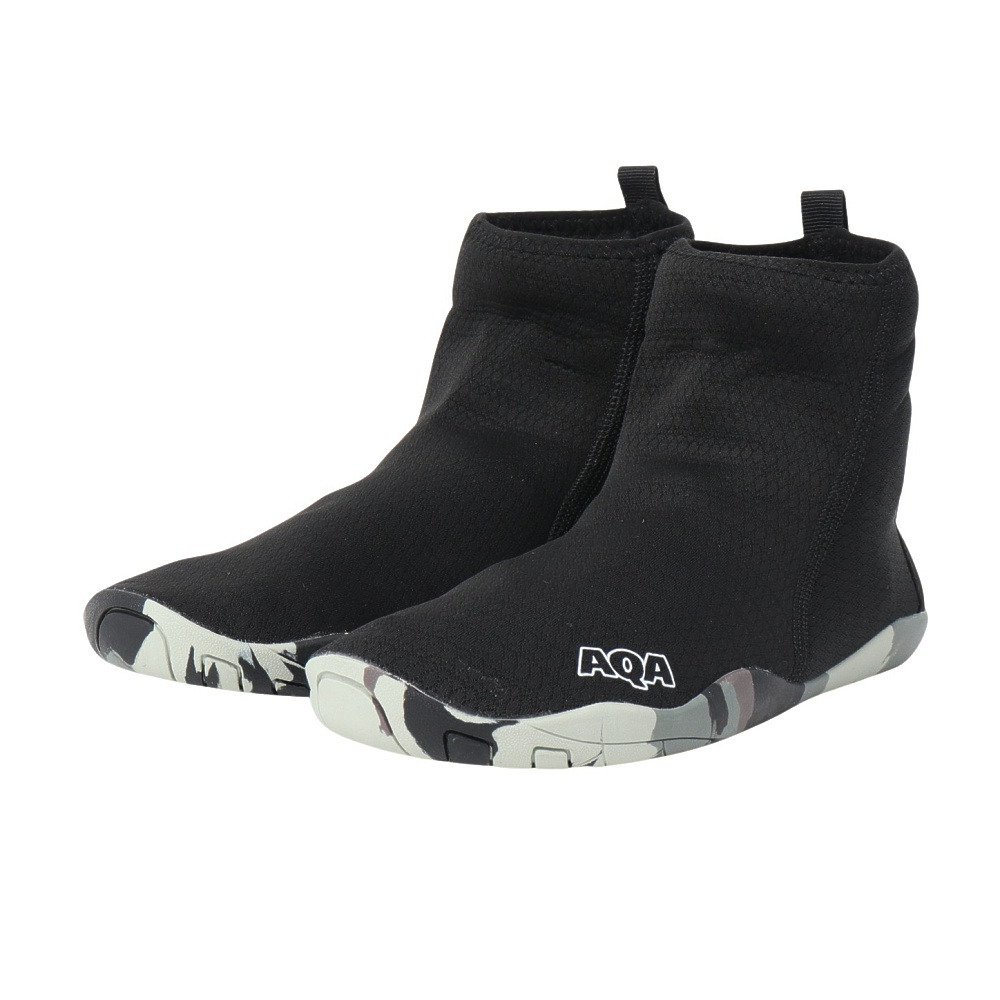 アクア（AQA）（メンズ）ハイカットマリンシューズBK 26 KW-4676