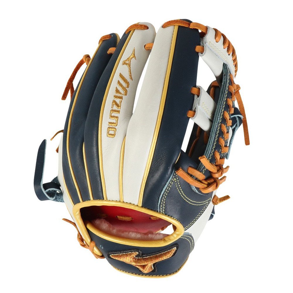 ミズノ（MIZUNO）（メンズ）軟式用グラブ 内野手 ミズノプロ 勝色