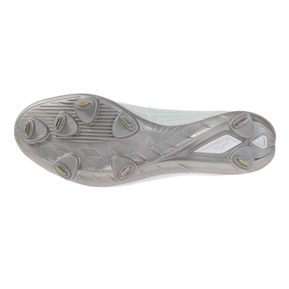 ミズノ（MIZUNO）（メンズ、レディース）野球 スパイク 白 金具