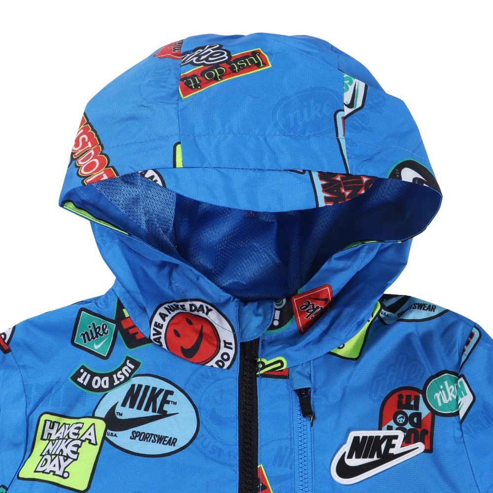 ナイキ（NIKE）（キッズ）ハーフジップ プリントブロック アノラック