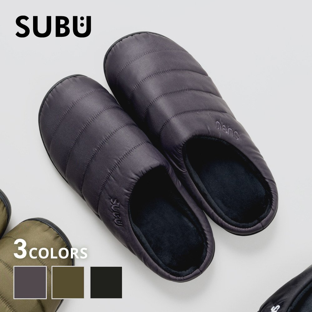 スブ（SUBU）（メンズ、レディース）サンダル 冬用 SB-13 BK ブラック