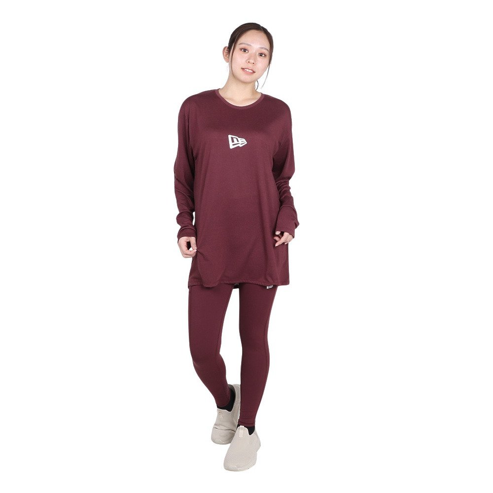 ニューエラ（NEW ERA）（レディース）長袖 ロングレングス Tシャツ