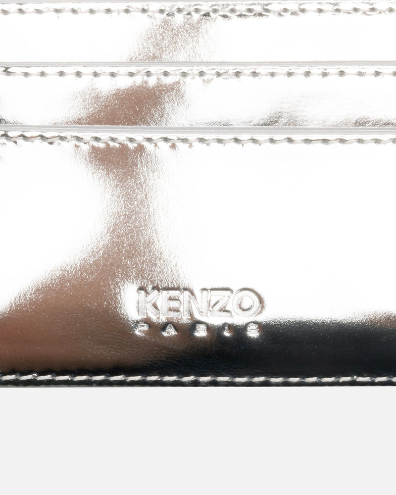 Card Holder in Embossed Silver – SVRN