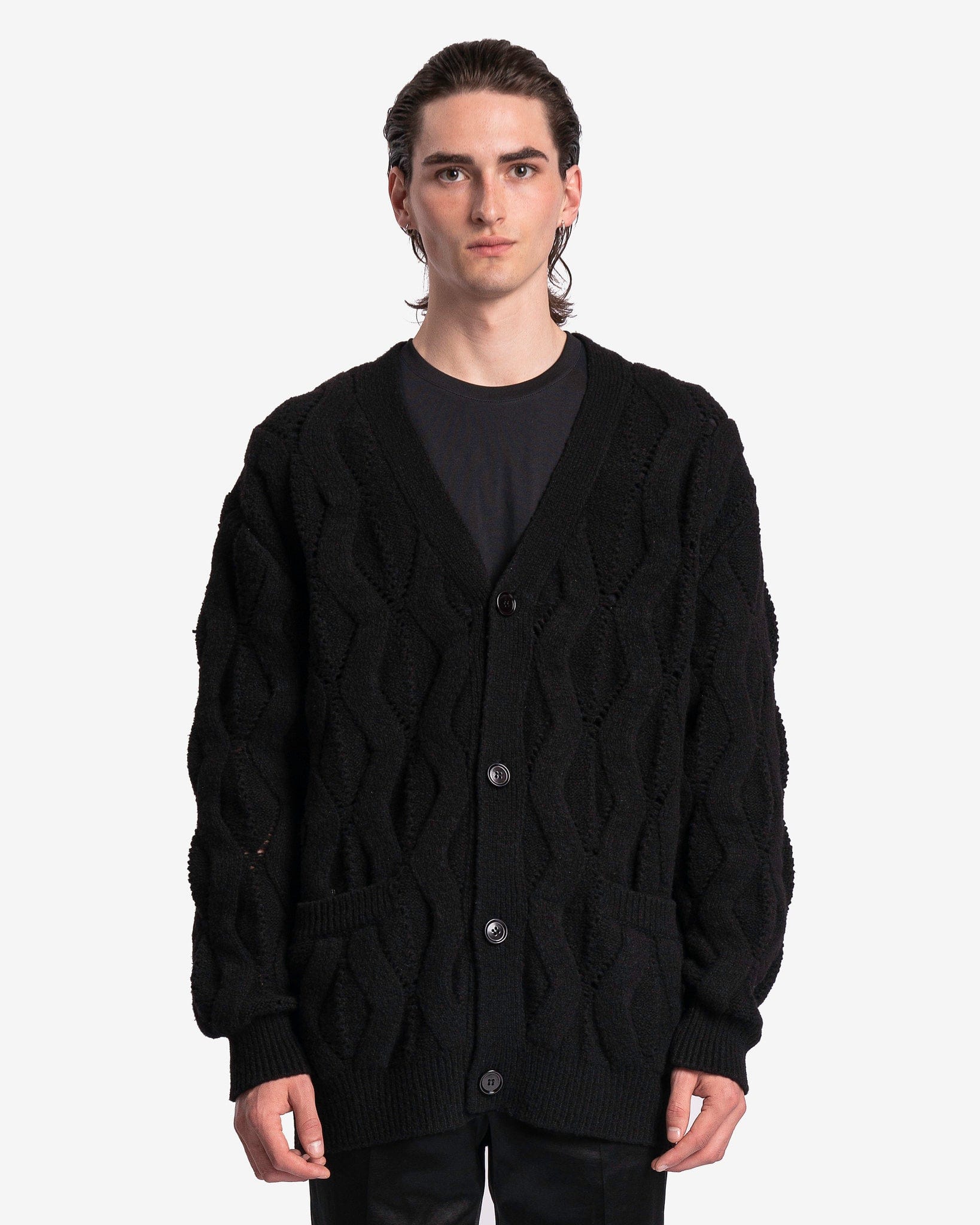 Milton Cardigan in Black – SVRN