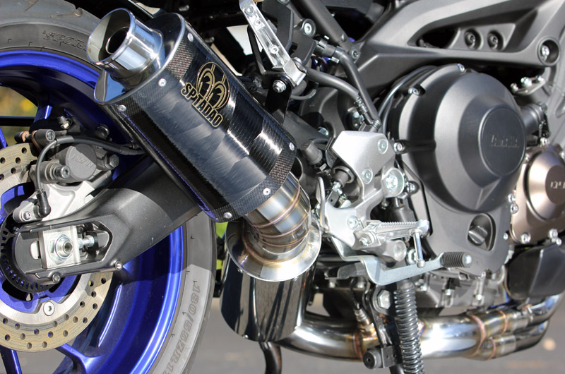 YAMAHA 〜16 MT-09 TRACER POWERBOX FULL チタンエキゾーストパイプ|SP忠男
