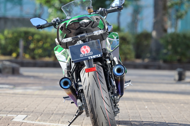 Kawasaki Ninja1000SX (2BL-ZXT02K) POWERBOX TWOTAIL TitanBlue K