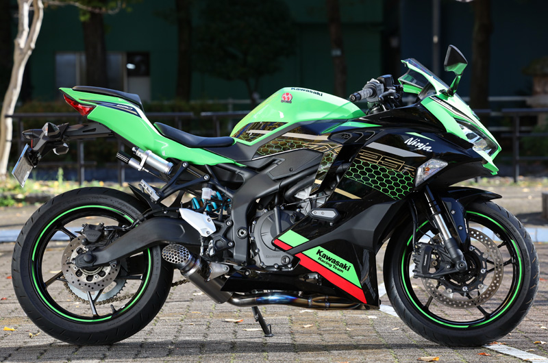 Kawasaki Ninja ZX-25R/SE (2BK-ZX250E) POWERBOX FULLチタンブルー
