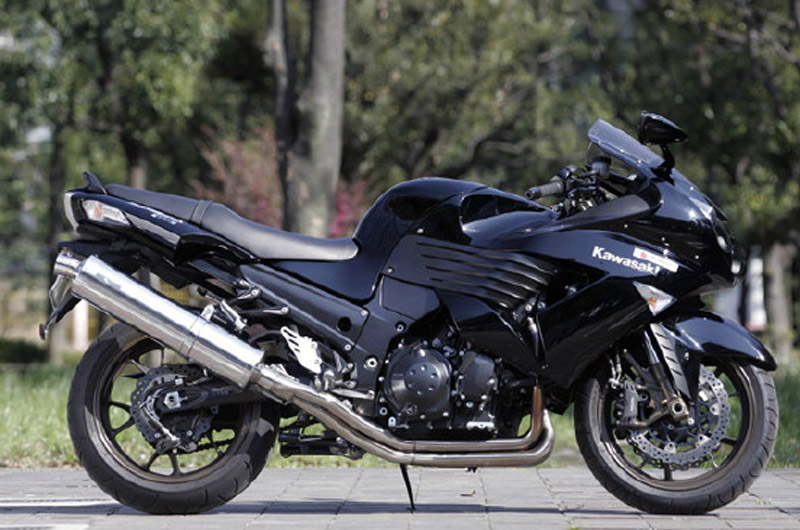 Kawasaki ZZR1400 PURESPORT OneTail Ti 93dB | SP忠男オリジナルマフラー