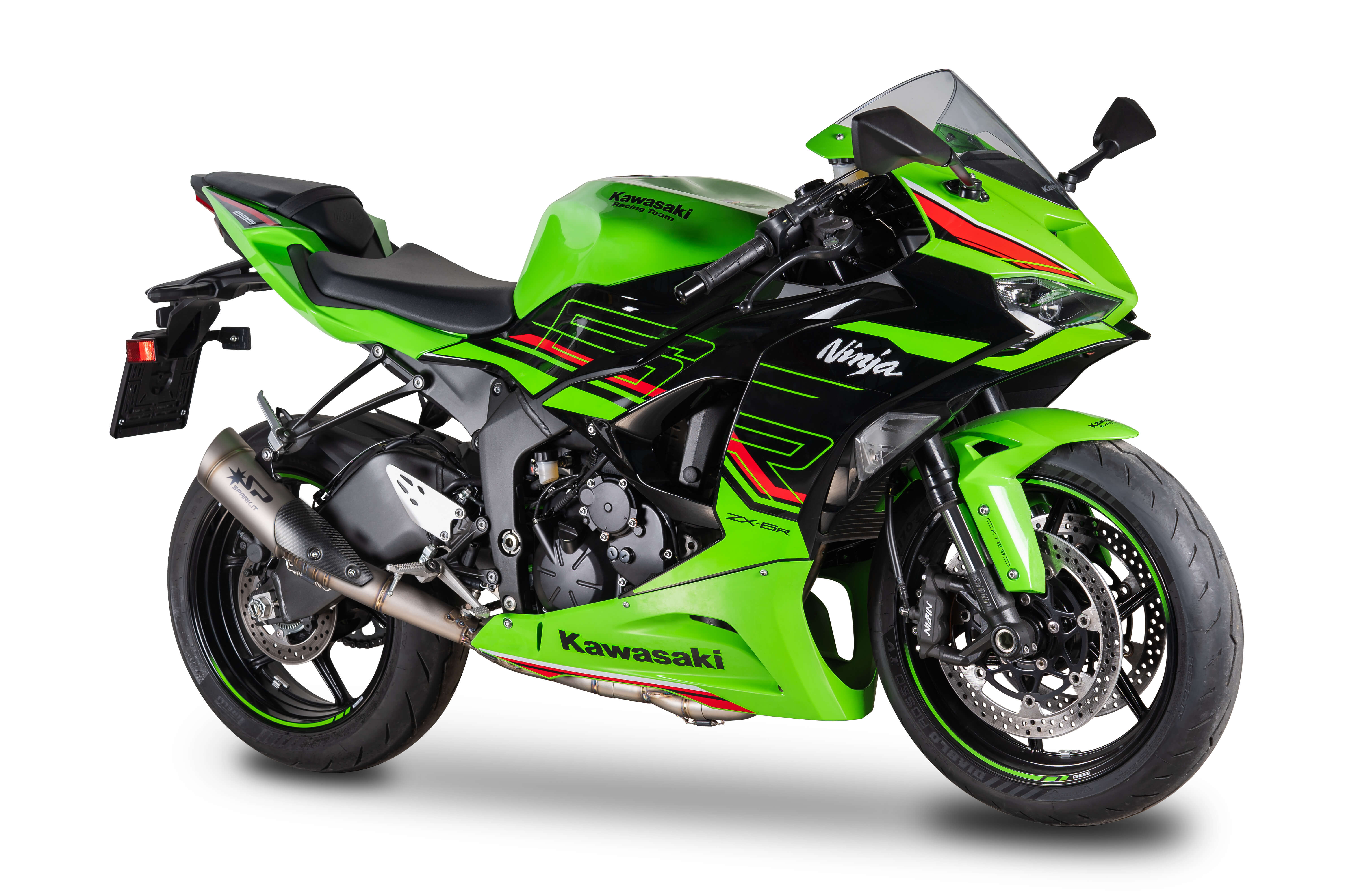 Racing full titanium exhaust system for Ninja 636 ZX-6R