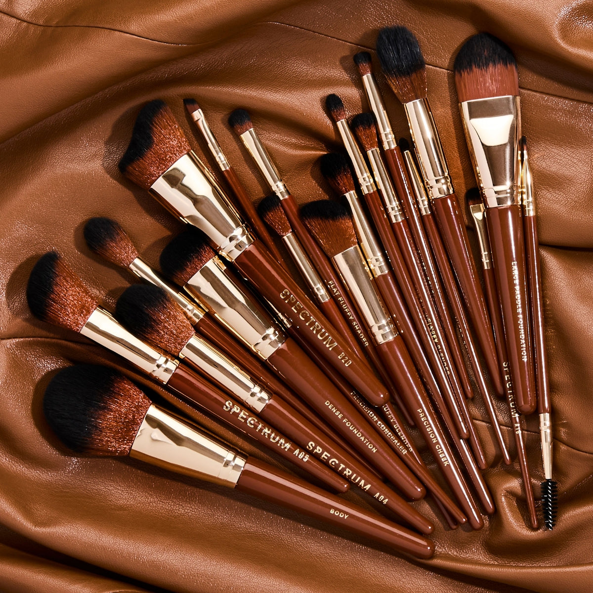 Pantherine Pro 20 Piece Makeup Brush Set – Spectrum Collections