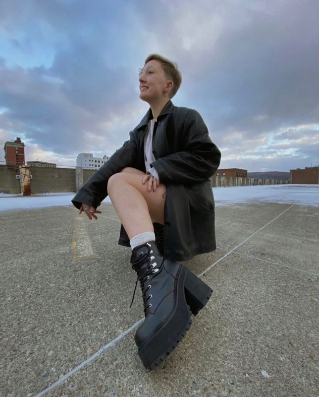 取り寄せ]ASSAULT-100 / 厚底ブーツ【DEMONIA】 | Spider Rock Web