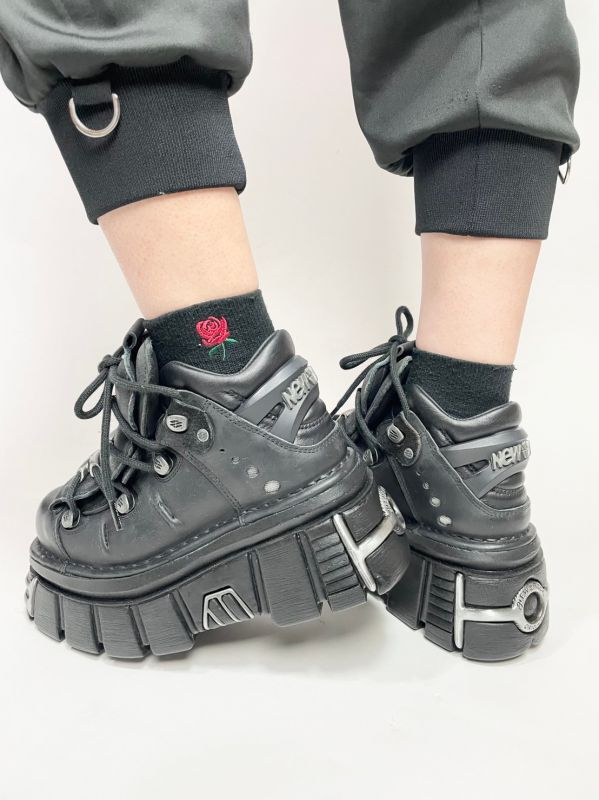 ⭐即納⭐M-106-S112 / プレート / 厚底スニーカー / 本革【NEW ROCK