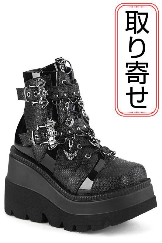 取り寄せ]SHAKER-66 / 厚底ブーツ【DEMONIA】 | Spider Rock Web