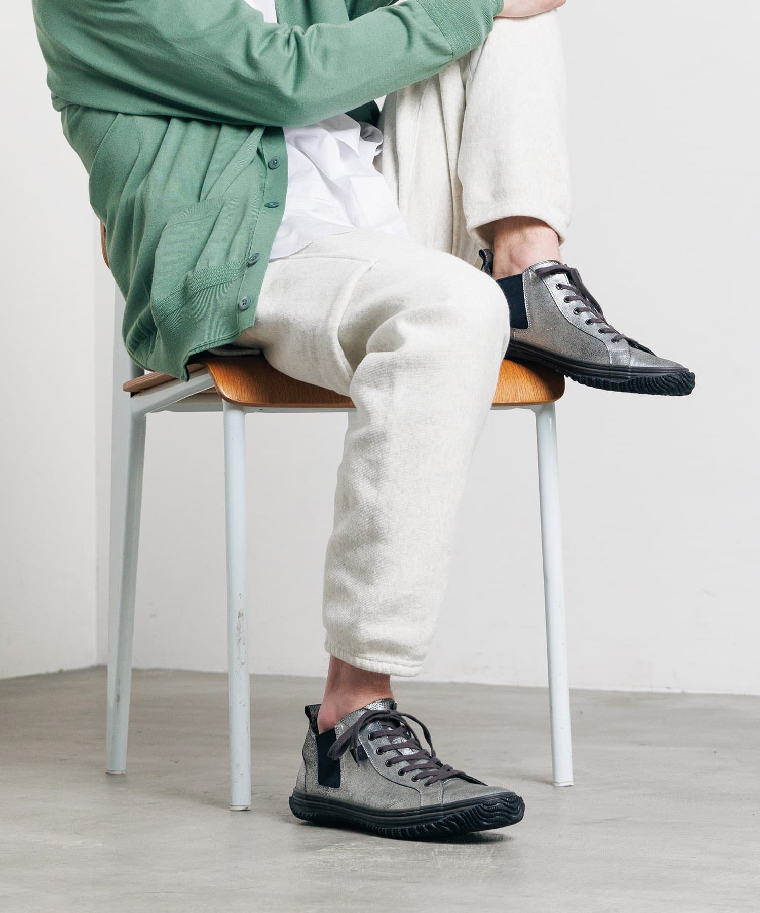 SP-442V Gunmetal | 国産ハンドメイド スニーカー スピングル