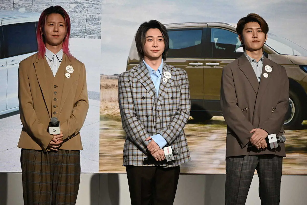 左から）「Mrs.GREEN APPLE」藤澤涼架、大森元貴、若井滉斗 - スポニチ