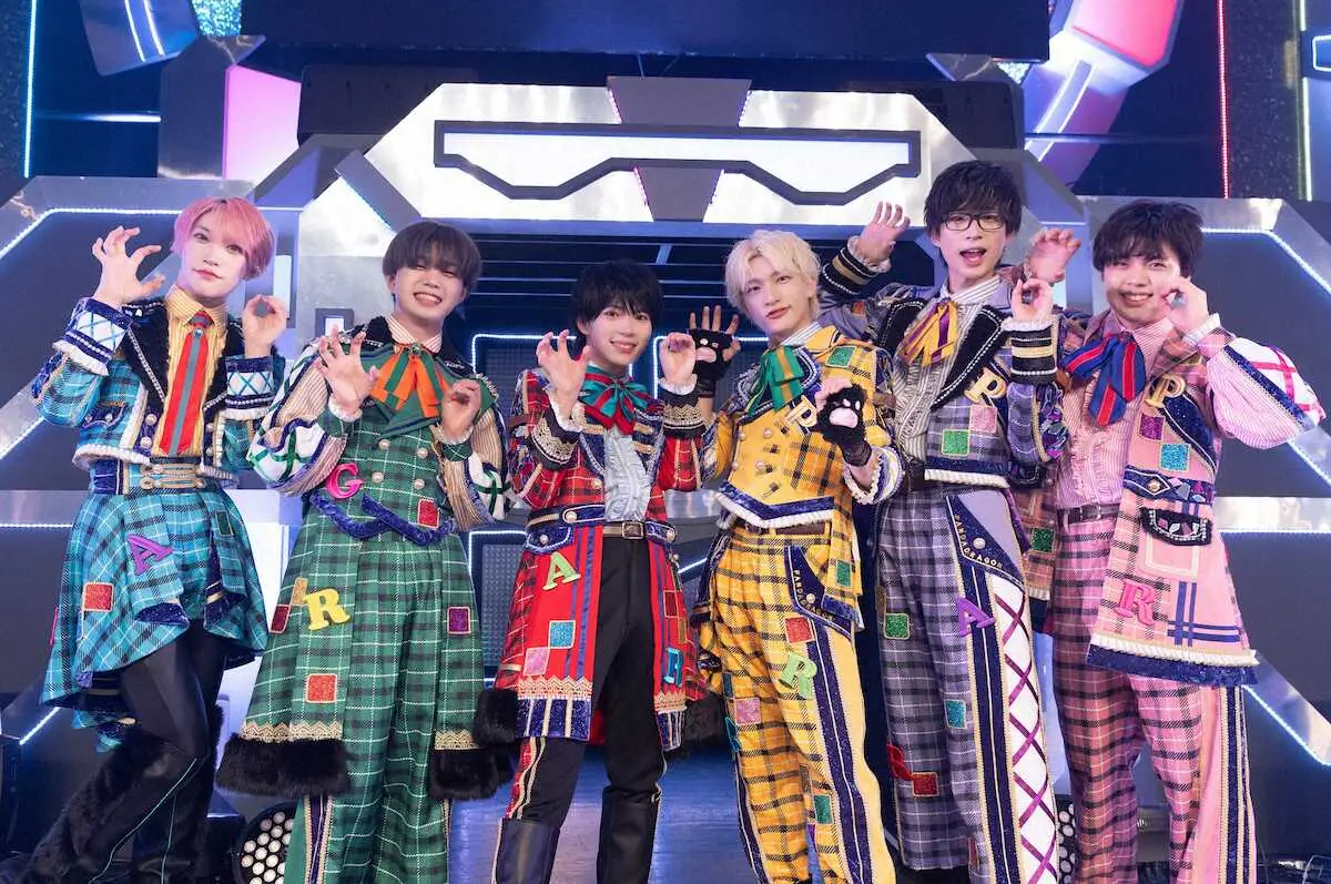 パンダドラゴン」の（左から）たいが、あづ、ぱっち、ようた、なるき