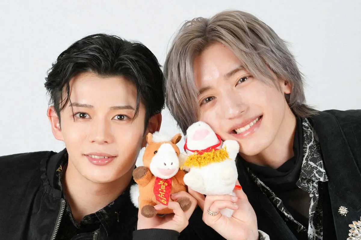 記事全文】なにわ男子 道枝駿佑、長尾謙杜 年男“道長”の願い「ウマ