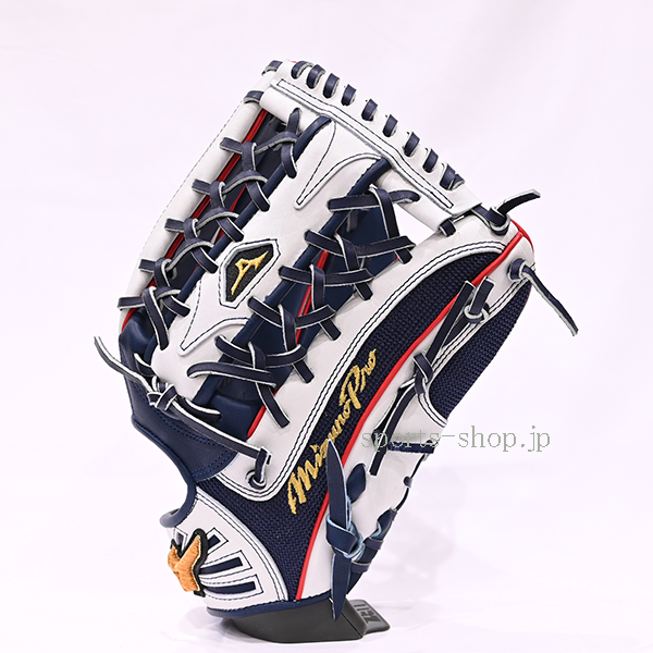ミズノプロ 軟式用 オーダー 外野手用 近藤型 ジャパン カラー 背面