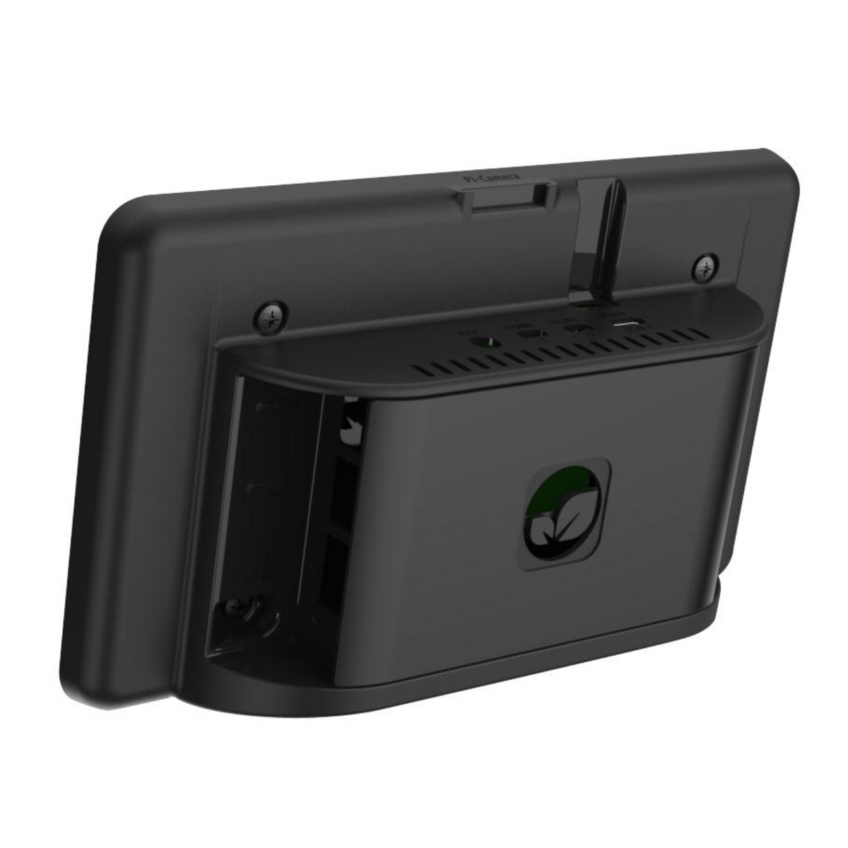 Raspberry Pi 4 + 7インチタッチスクリーン用ケース 黒 — スイッチ