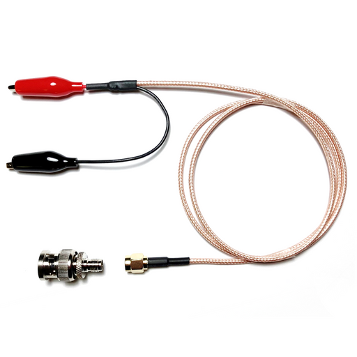 ACC0005-A 同軸ケーブル（低ノイズ設計、ワニ口⇔SMA、70cm、SMA/BNC