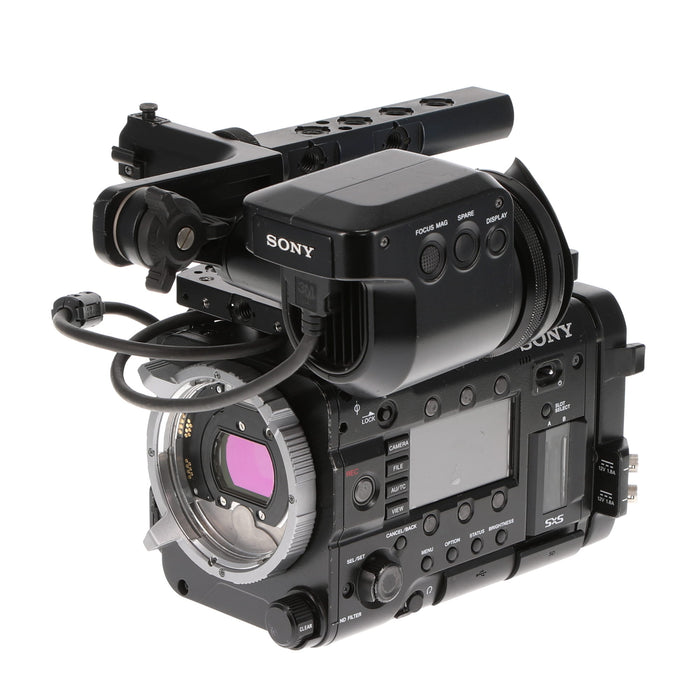 中古品】SONY PMW-F55 ＋ DVF-EL100 CineAlta 4Kカメラ(ビュー