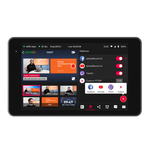 YoloLiv YoloBox Pro モバイルライブプロダクションボックス(HDMI 3
