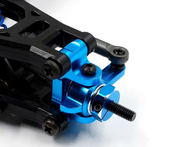 アルミ フロント六角アップライトコンバージョンセット タミヤ DT-02