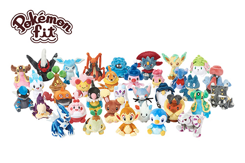 Pokémon fit」シリーズに、シンオウ地方のポケモンが仲間入り