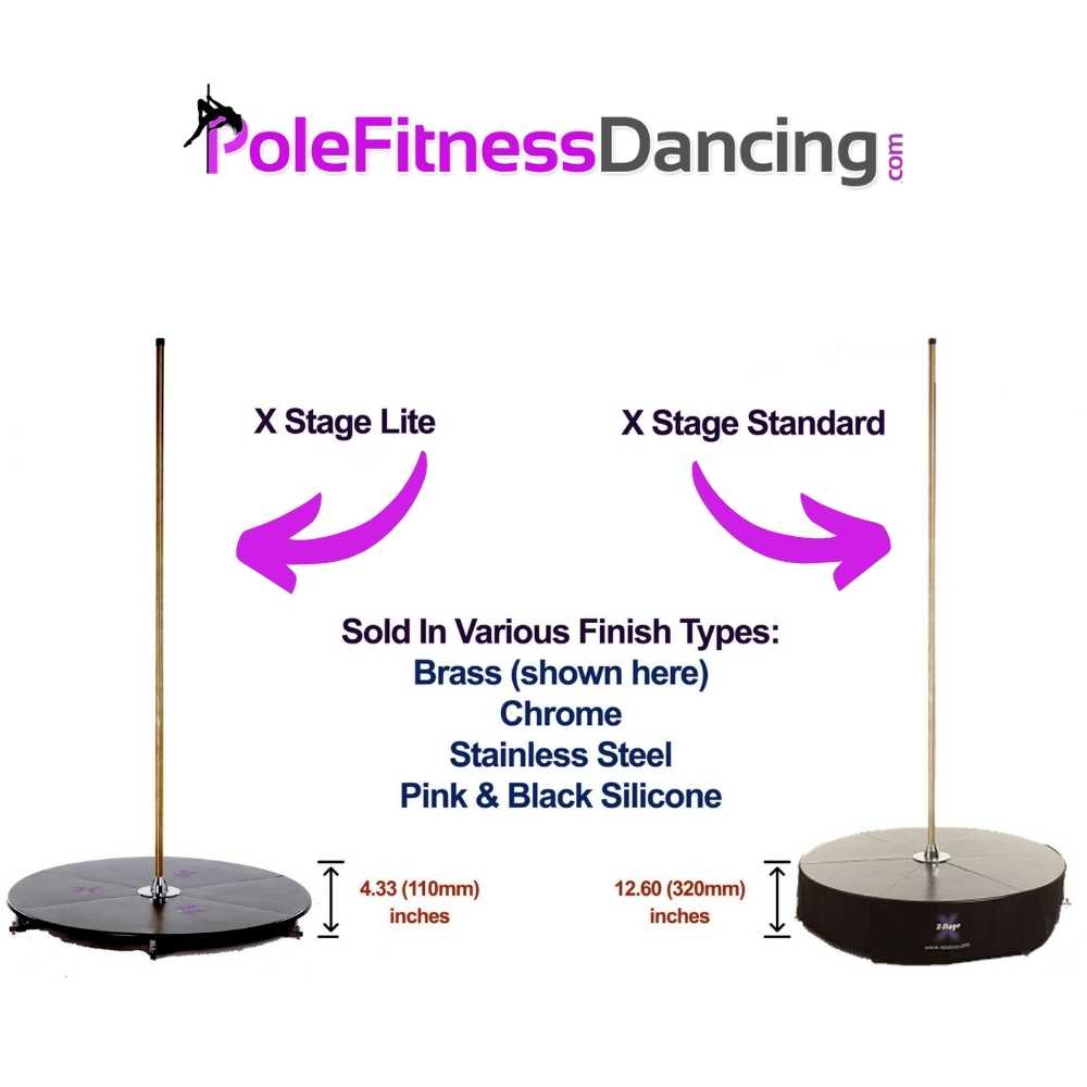 X-Pole | PRO X-Stage 4 Lite – Freestanding Dance Pole | Pole