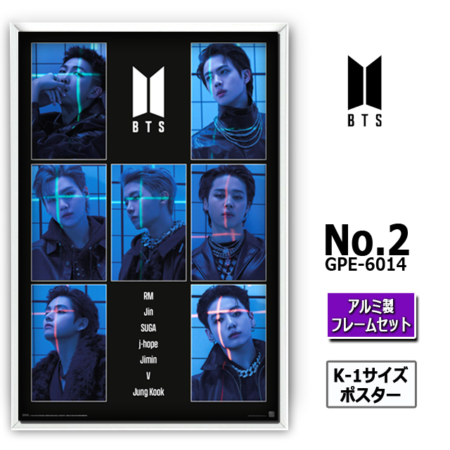 BTSビジュアルポスターK-1 No.2 アルミ製フレームセット
