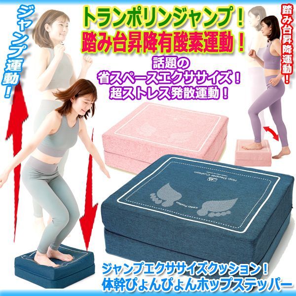 ジャンプエクササイズクッション！体幹ぴょんぴょんホップステッパー