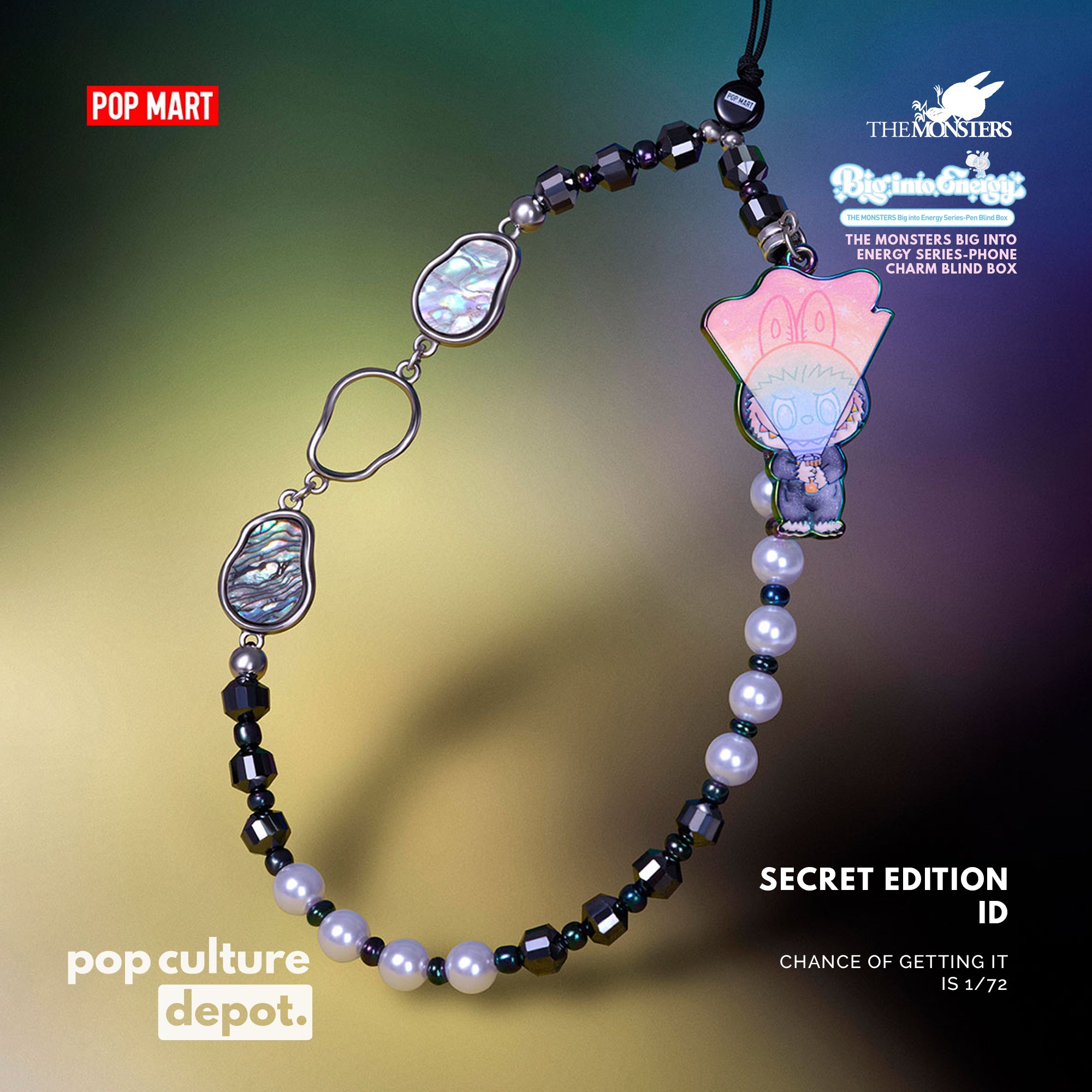 THE MONSTERS Big into Energy Series-Phone Charm Blind Box – POP