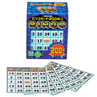 ビンゴカード200: イベント用品｜販促物・販促通販の【POP GALLERY