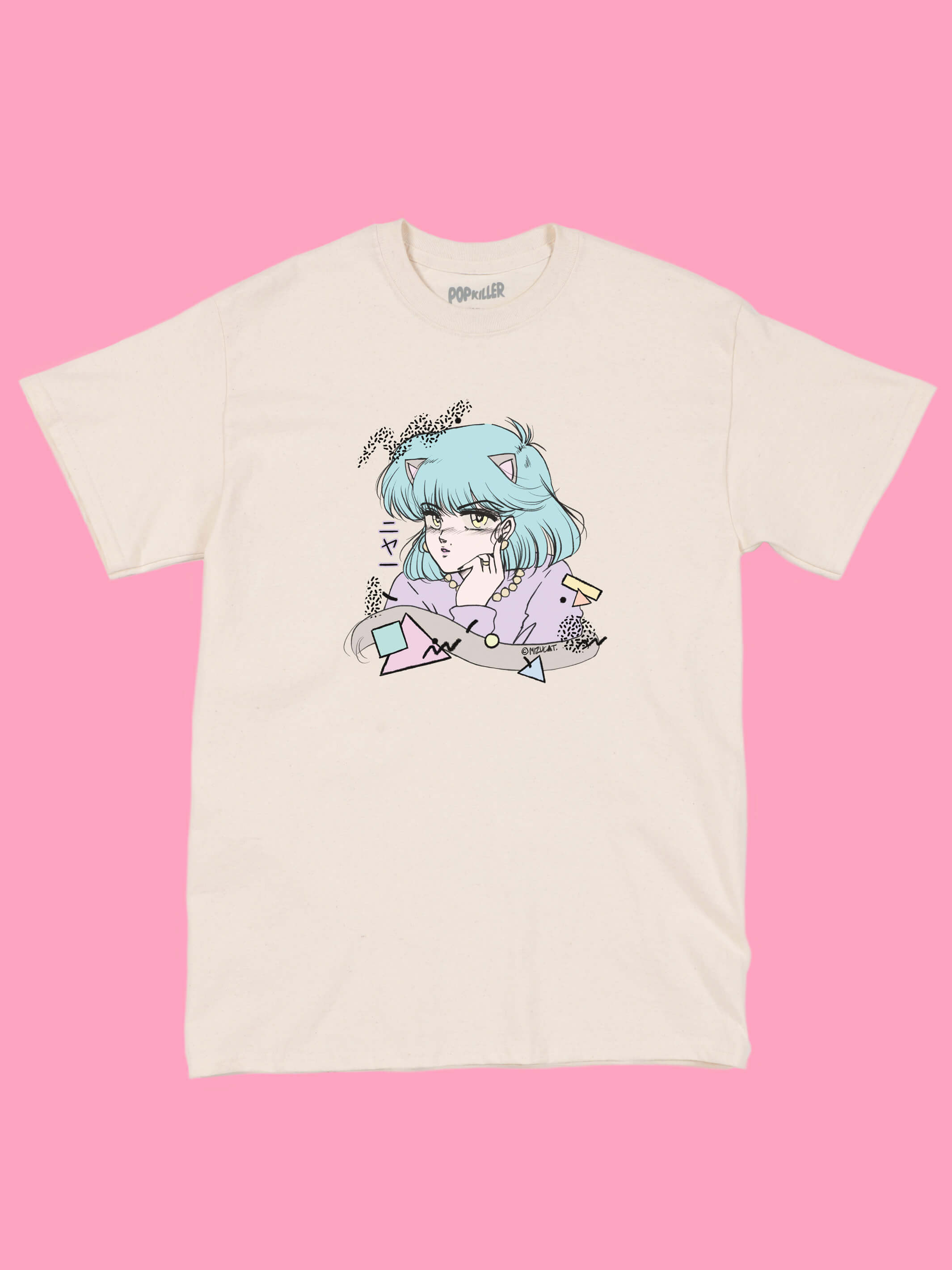 Popkiller Artist Series Mizucat 80s Nyan Classic T-shirt