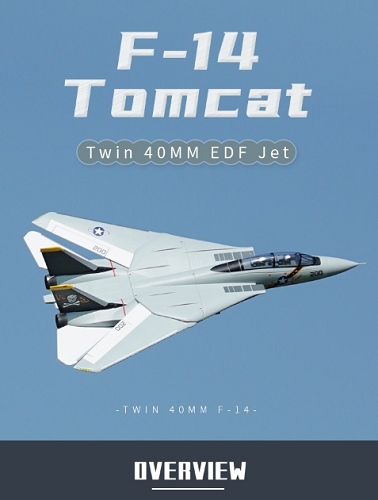 XFly 40MM F-14 Tomcat Twin EDF PNP Jet -XF-XF122P