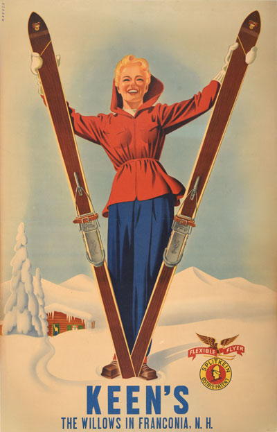 Flexible Flyer The Willows Splitkein (1940s) - Original Vintage