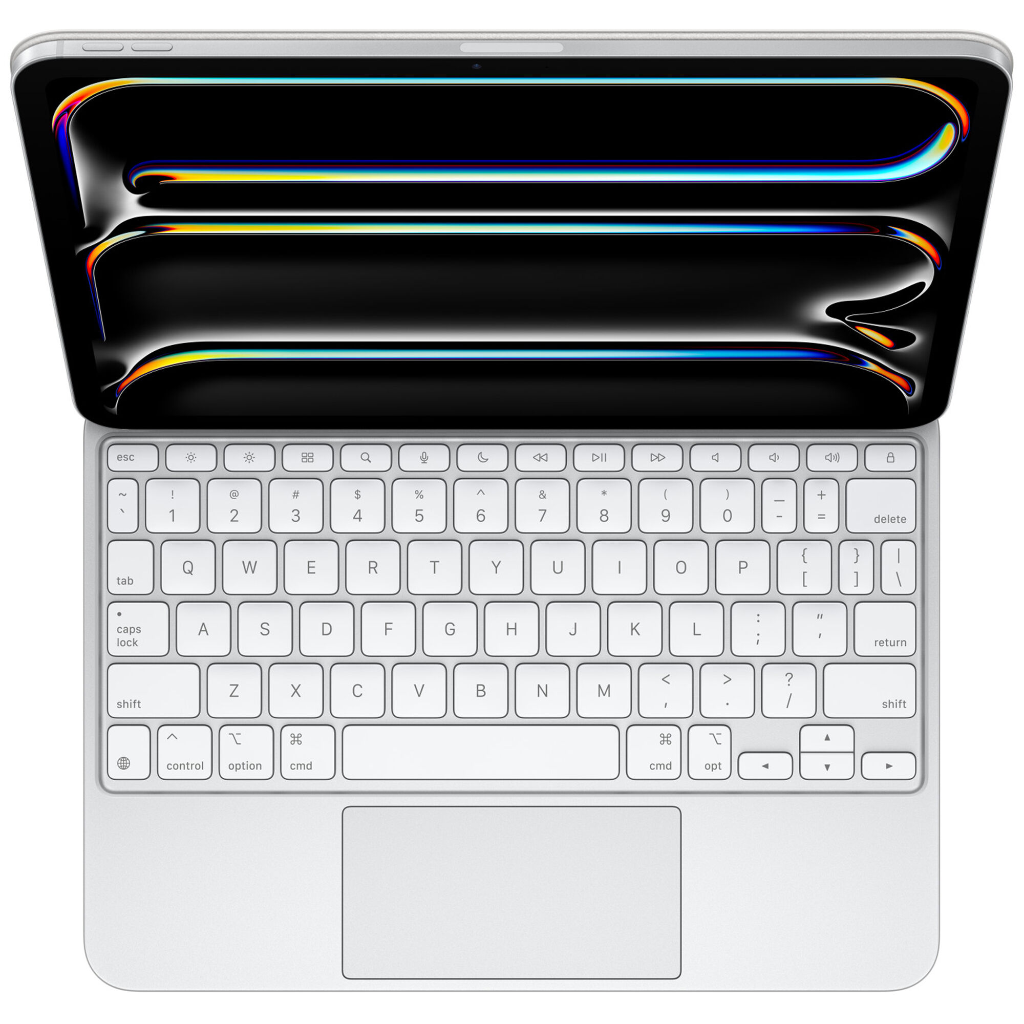 Apple - Magic Keyboard for iPad Pro 11-inch (M4) - White | P.C.