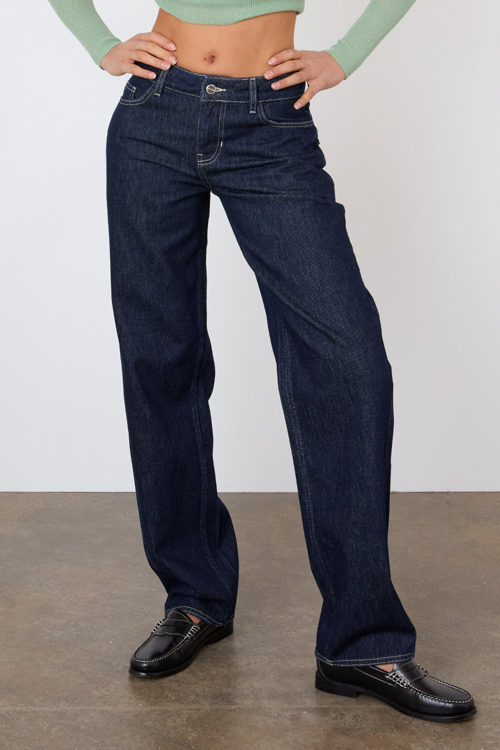 The Joan Soft Barrel Jeans, Indigo Rinse – Peachy Den