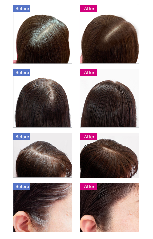 パーリー デュー 白髪リタッチ 若美髪トリートメントファンデーション