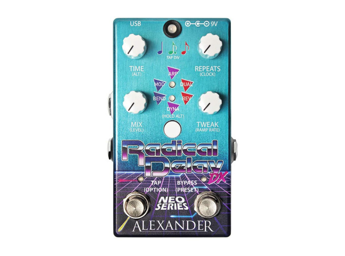 Alexander Pedals Radical Delay DX Neo Dual Delay - Perfect Circuit