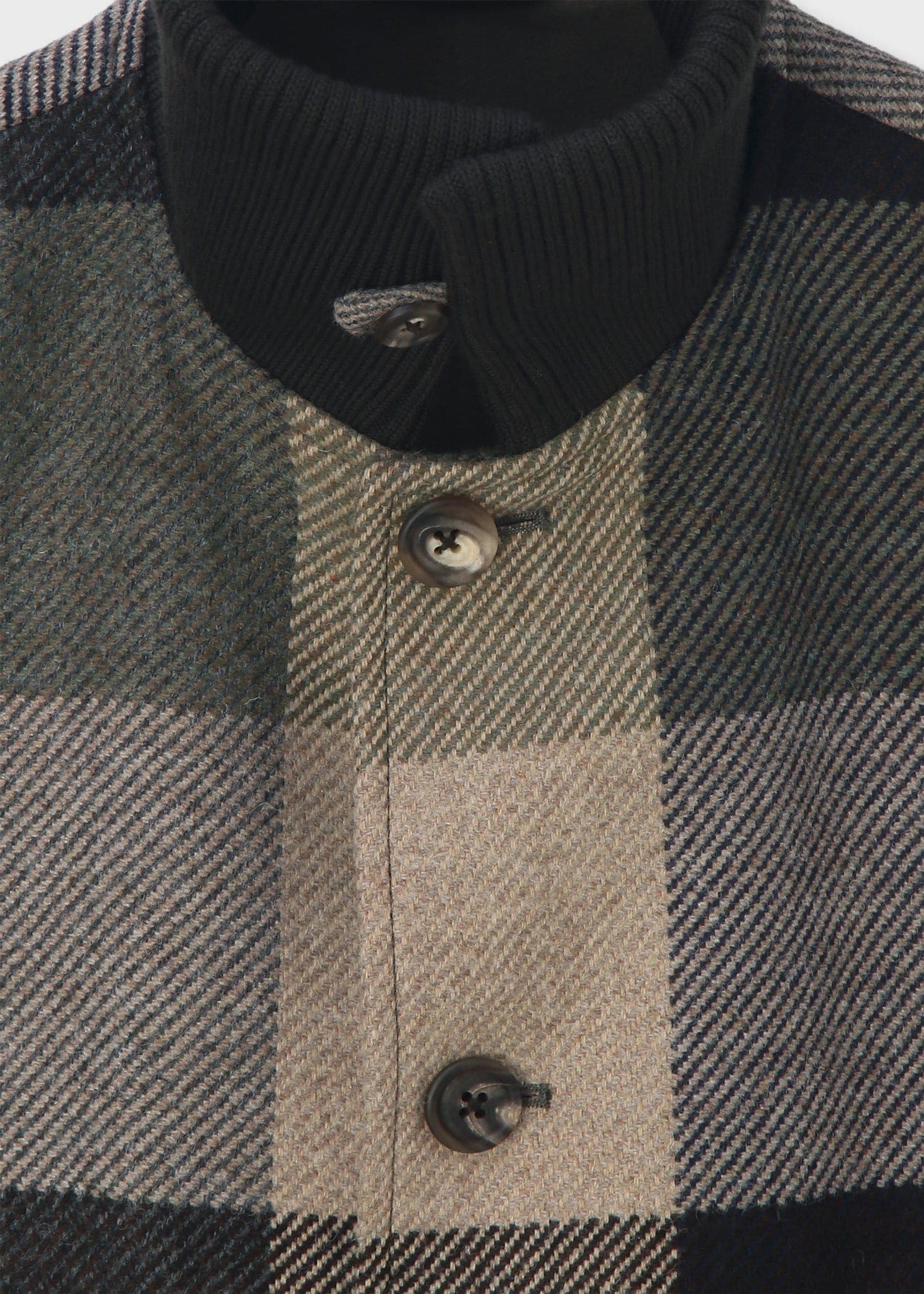 ラージブロックチェック ドンキーコート ｜ポール・スミス